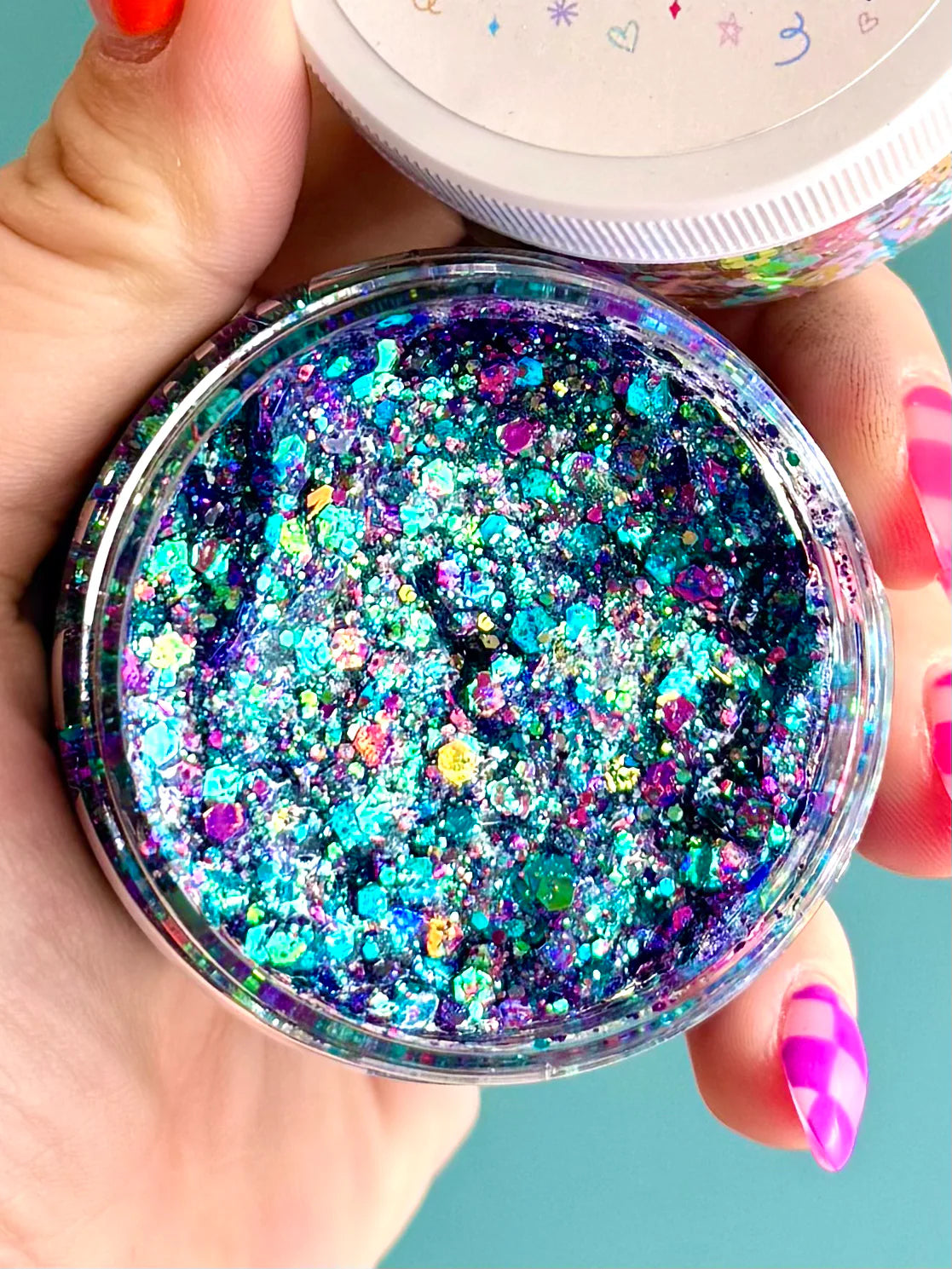 Glittery Hair Gel