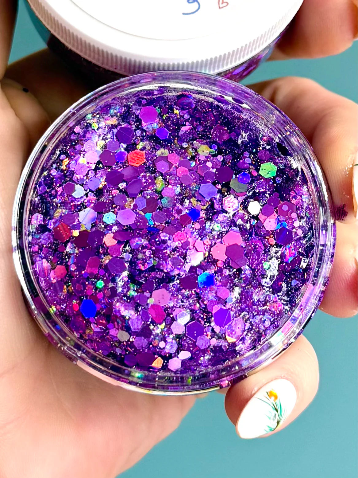 Glittery Hair Gel