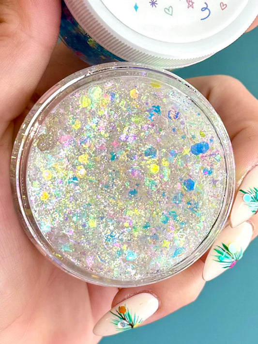 Glittery Hair Gel