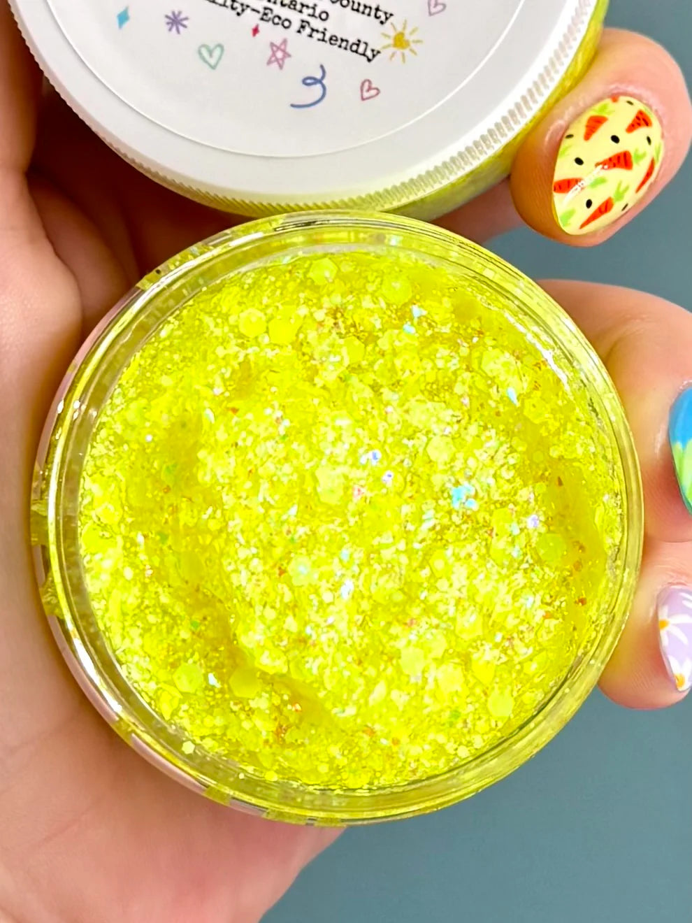 Glittery Hair Gel
