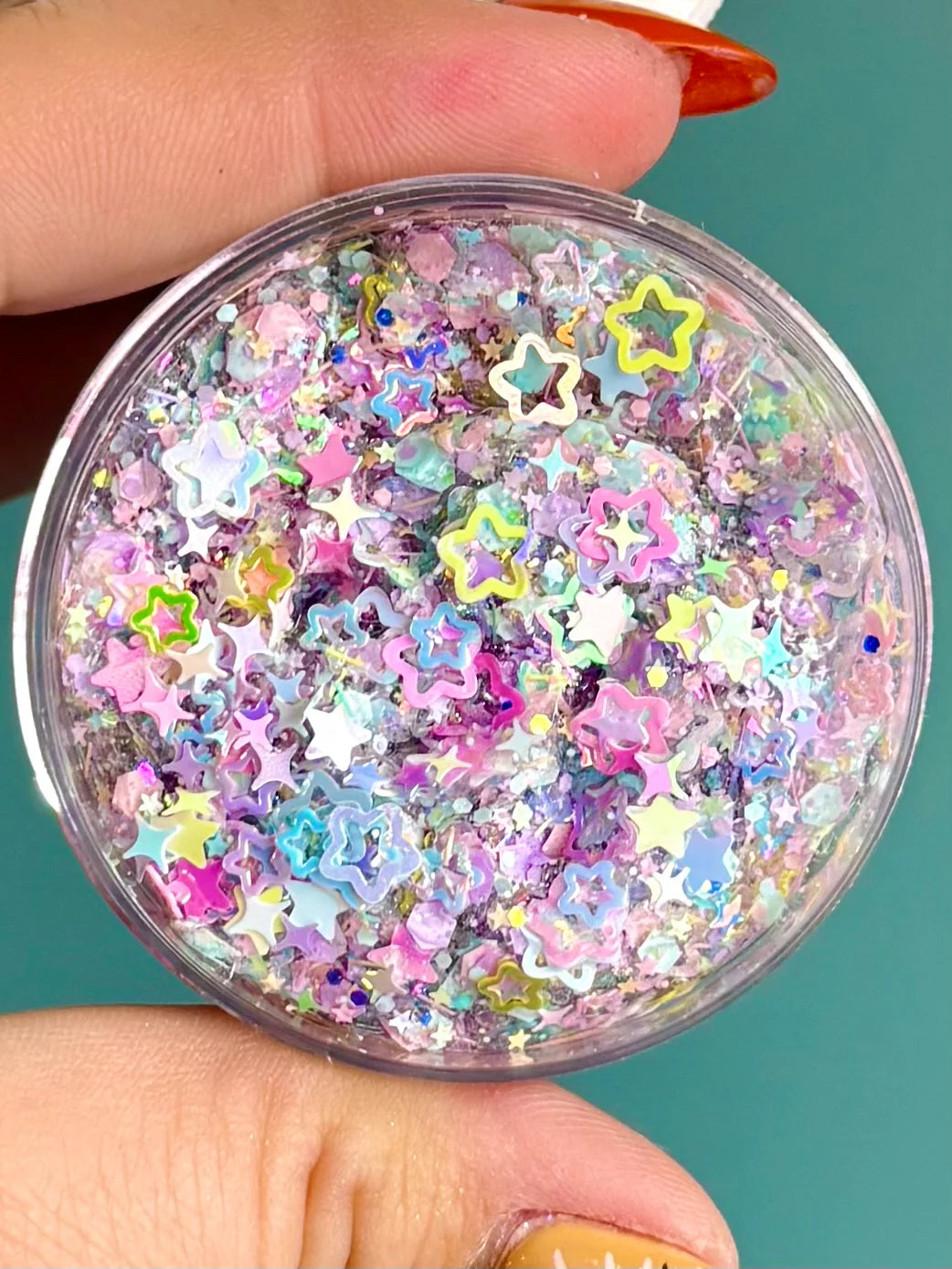 Glittery Hair Gel