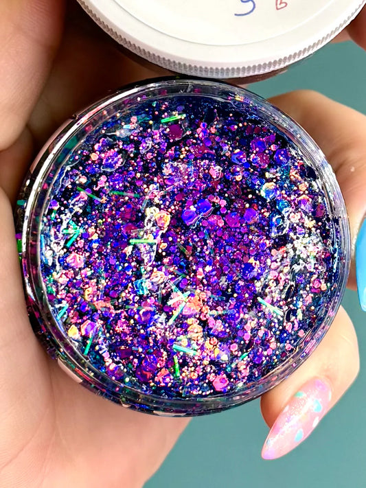 Glittery Hair Gel