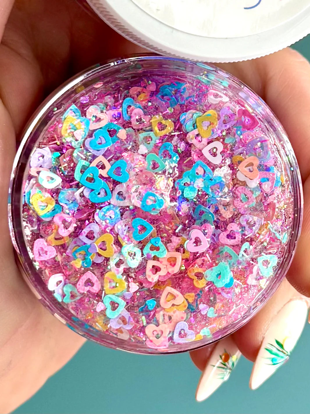 Glittery Hair Gel