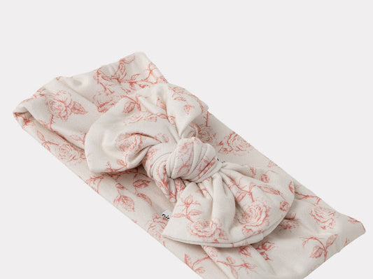 Bamboo Bow- Vintage Rose