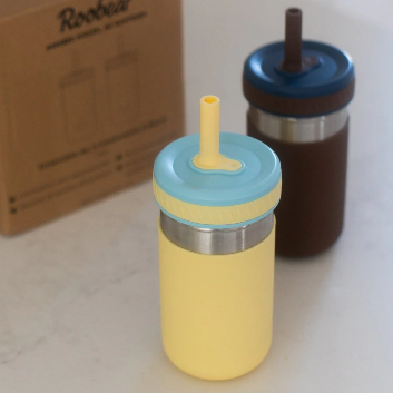 Stainless Steel Spill-Proof Bottles 15oz. (2 Pack)