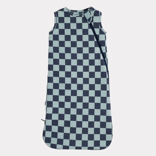 Blue Check Bamboo Sleep Sac 1.0 TOG