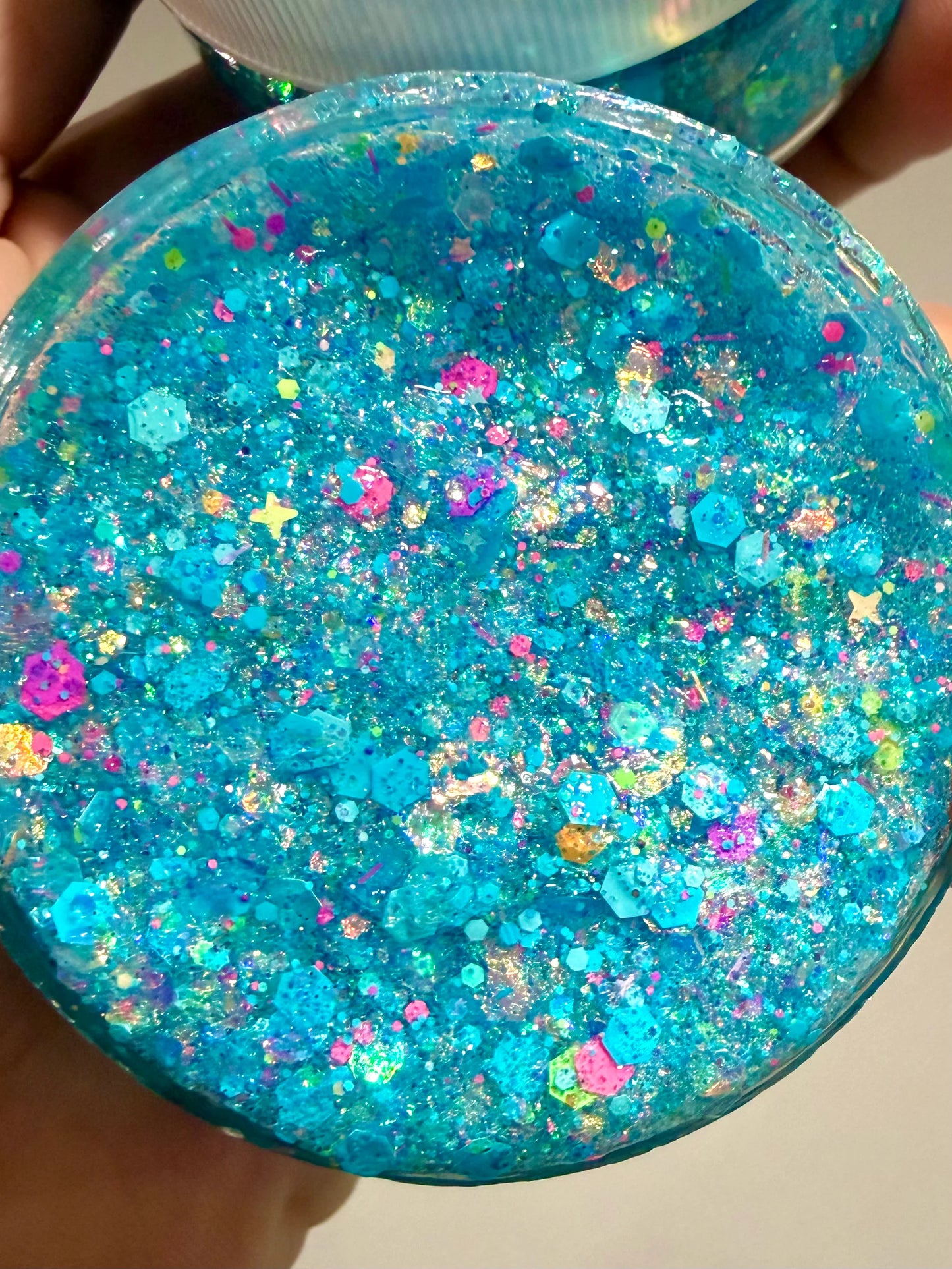 Glittery Hair Gel
