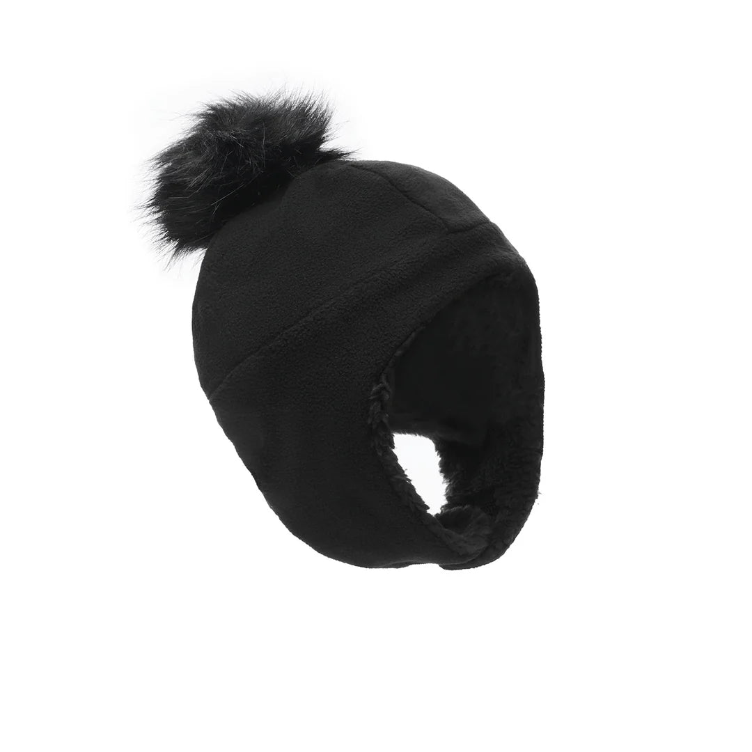 Stonz Fleece Hat- Black