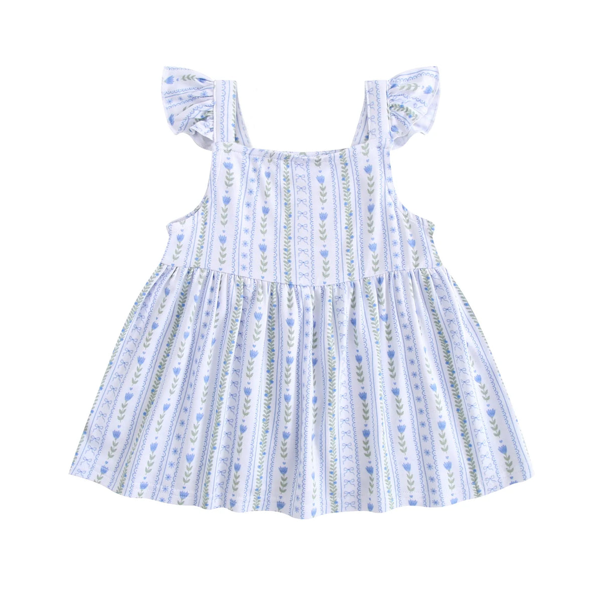 Something Blue Peplum Top