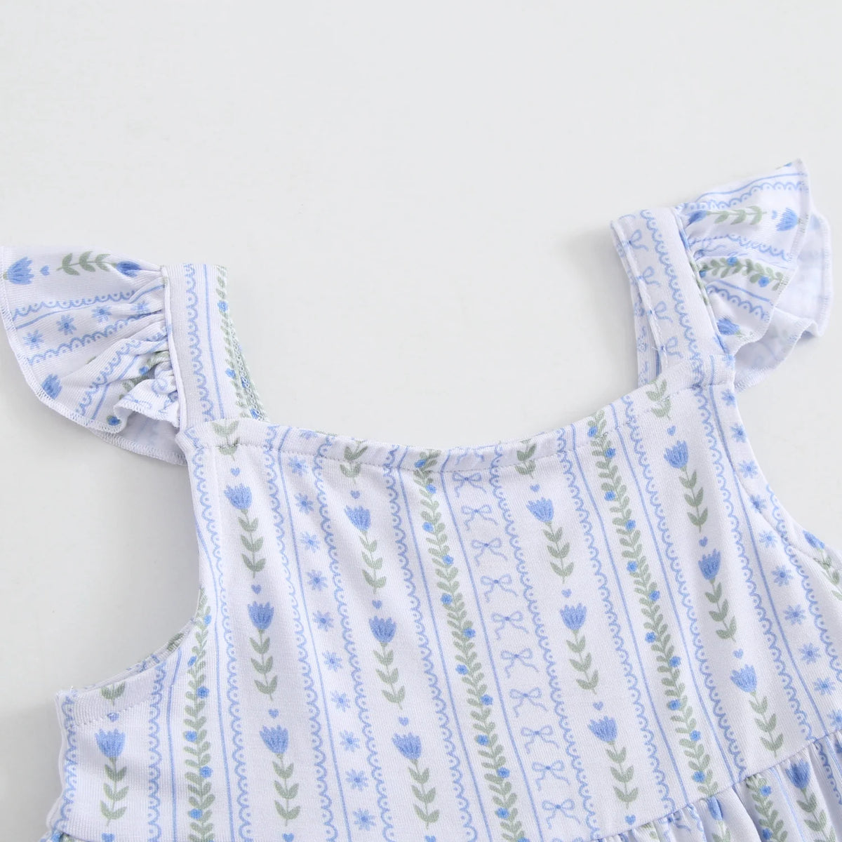 Something Blue Peplum Top