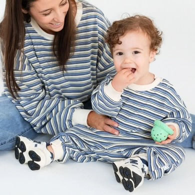 Mini Matching Striped Romper