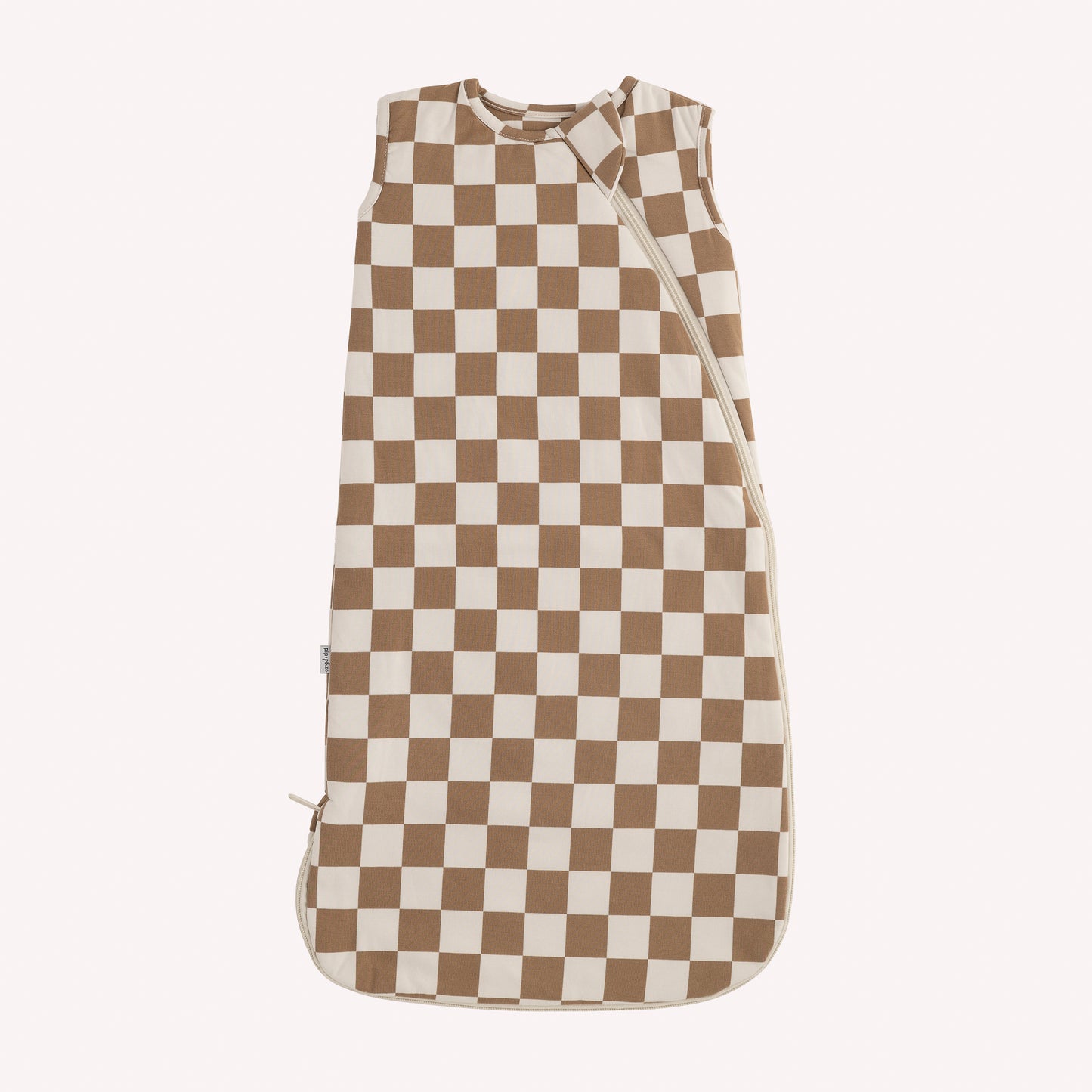 Brown Check Bamboo Sleep Sac 1.0 TOG