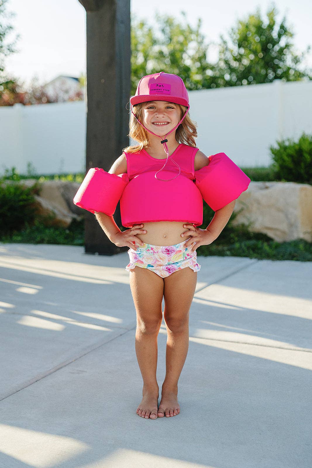SS2026 The "Isabella" Girls High Waist Smocked Bikini