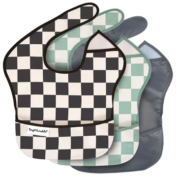 Mess-Proof Easy Bib- 3 Pack