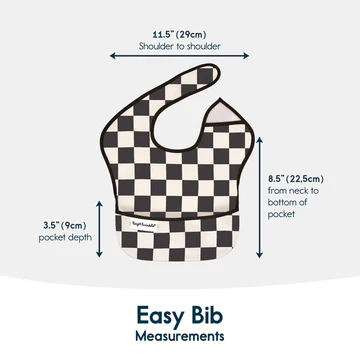 Mess-Proof Easy Bib- 3 Pack