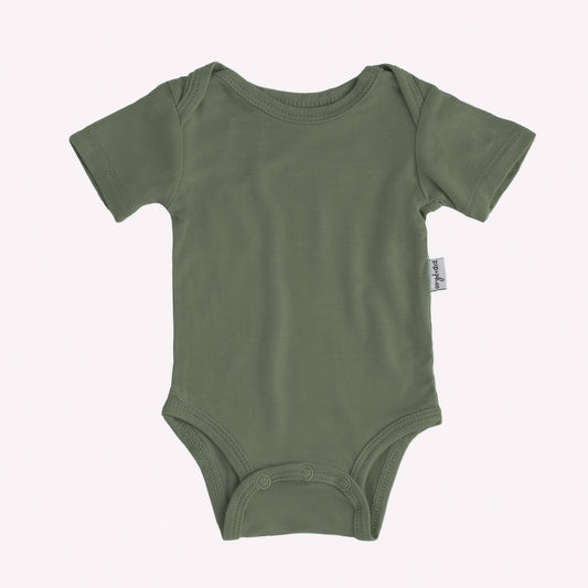 Sage Short-Sleeve Bamboo Bodysuit