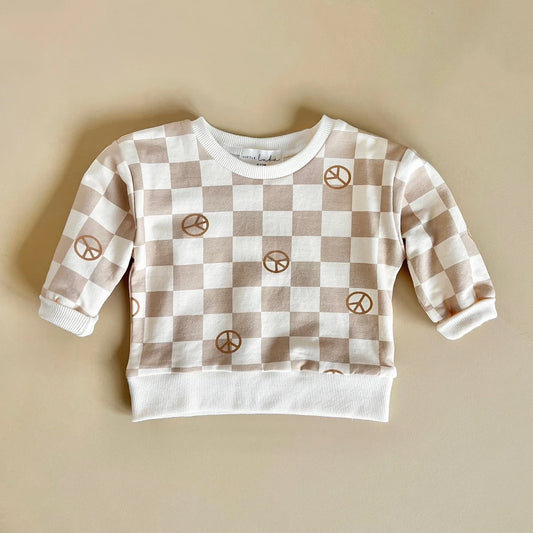 Checker Crewneck