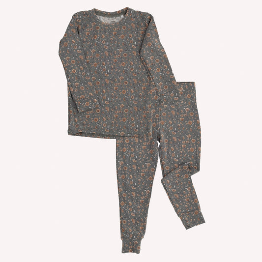 Vintage Floral 2-Piece Bamboo Set